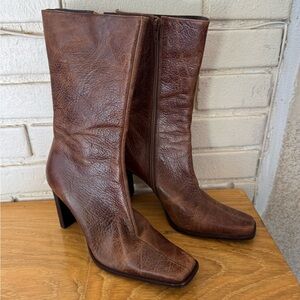 Steve Madden Brown Leather Women's Boots